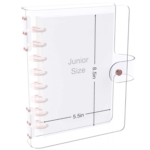 DISCAGENDA CLARITY CLEAR SEE THROUGH PVC PLANNER COVER - DISCBOUND, A5 SIZE DISCAGENDA CLARITY CLEAR SEE THROUGH PVC PLANNER COVER - DISCBOUND, A5 SIZE