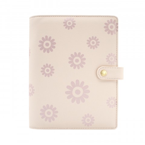 DISCAGENDA BLOSSOMS ROSEGOLD COVER A5 SNAP CLOSURE