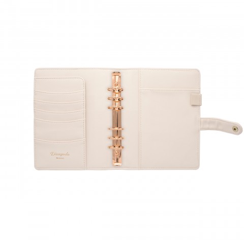 BLOSSOMS ROSEGOLD RINGBOUND SMALL SNAP CLOSURE