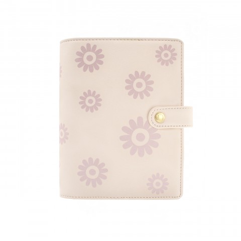 BLOSSOMS ROSEGOLD RINGBOUND SMALL SNAP CLOSURE