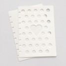 DISCBOUND WHITE HEART SHAPE COVER BOARDS SET