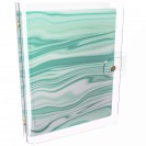 DISCAGENDA CLARITY CLEAR PVC PLANNER COVER - AGATE, RINGBOUND, A5 SIZE