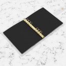 DISCAGENDA CLARITY CLEAR PVC PLANNER COVER - WE NEED MORE TRANSPARENCY (BLACK), RINGBOUND, A5 SIZE