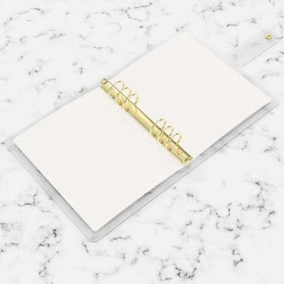 DISCAGENDA CLARITY CLEAR PVC PLANNER COVER - AGATE, RINGBOUND, A5 SIZE DISCAGENDA CLARITY CLEAR PVC PLANNER COVER - AGATE, RINGBOUND, A5 SIZE