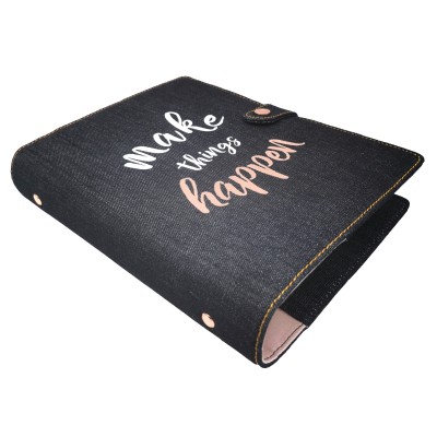 DISCAGENDA DENIM A5 SNAP CLOSURE PLANNER DISCAGENDA DENIM A5 SNAP CLOSURE PLANNER
