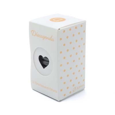 DISCAGENDA DISCBOUND DISCS 33MM 12 PIECE SET BLACK DISCAGENDA DISCBOUND DISCS 33MM 12 PIECE SET BLACK