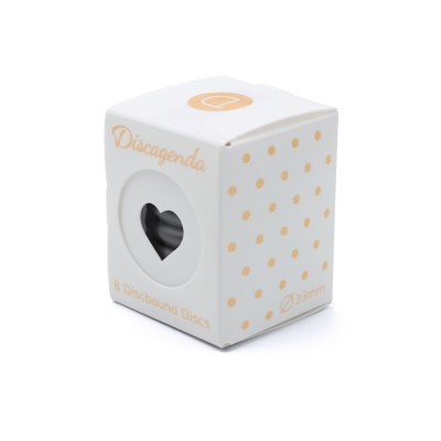 DISCAGENDA DISCBOUND DISCS 33MM 8 PIECE SET BLACK DISCAGENDA DISCBOUND DISCS 33MM 8 PIECE SET BLACK