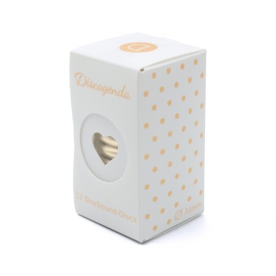 DISCAGENDA DISCBOUND DISCS 33MM 12 PIECE SET GOLD DISCAGENDA DISCBOUND DISCS 33MM 12 PIECE SET GOLD