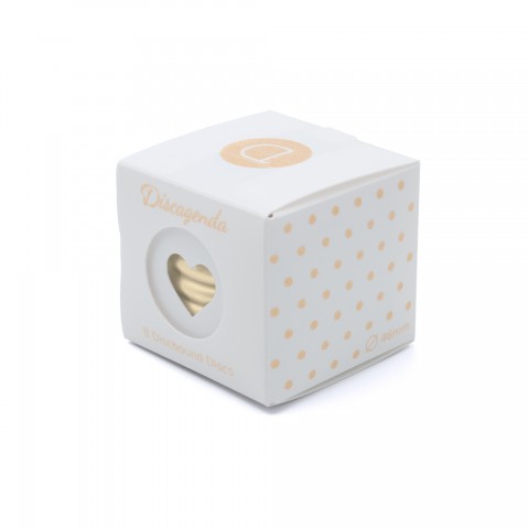 DISCAGENDA DISCBOUND DISCS 42MM 8 PIECE SET GOLD