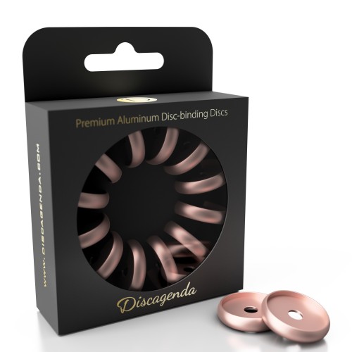 DISCAGENDA DISCBOUND DISCS 24MM 12 PIECE SET ROSE GOLD DISCAGENDA DISCBOUND DISCS 24MM 12 PIECE SET ROSE GOLD
