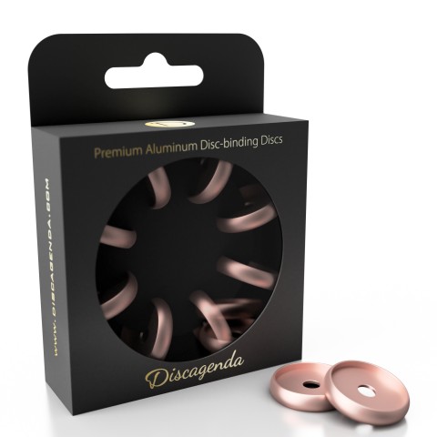 DISCAGENDA DISCBOUND DISCS 24MM 8 PIECE SET ROSE GOLD