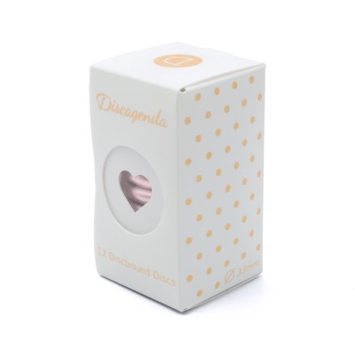 DISCAGENDA DISCBOUND DISCS 33MM 12 PIECE SET ROSE GOLD DISCAGENDA DISCBOUND DISCS 33MM 12 PIECE SET ROSE GOLD