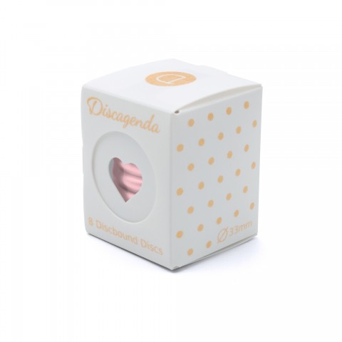 DISCAGENDA DISCBOUND DISCS 42MM 8 PIECE SET ROSE GOLD