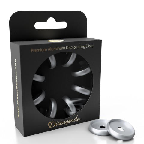 DISCAGENDA DISCBOUND DISCS 24MM 8 PIECE SET SILVER