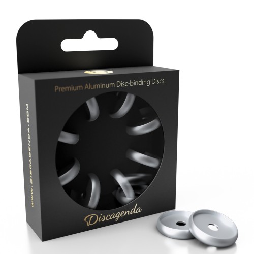 DISCAGENDA DISCBOUND DISCS 24MM 8 PIECE SET SILVER DISCAGENDA DISCBOUND DISCS 24MM 8 PIECE SET SILVER