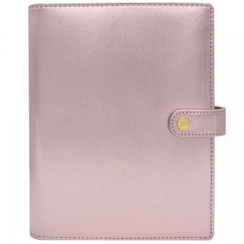  [Minor Flaw] DISCAGENDA DIVA ROSEGOLD RINGBOUND LARGE SNAP CLOSURE