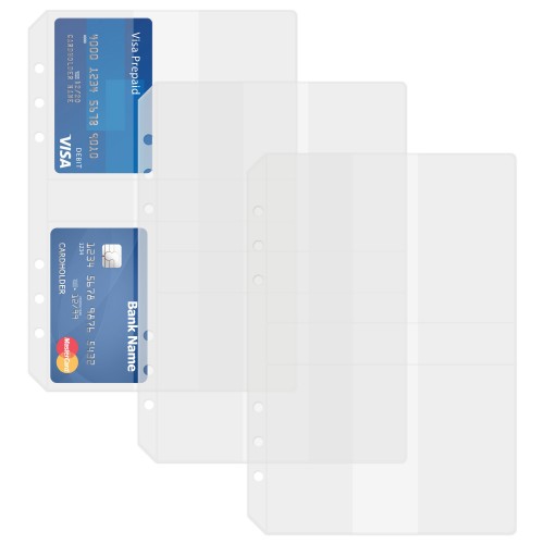DISCAGENDA CLEAR CARD HOLDER 3 PACK