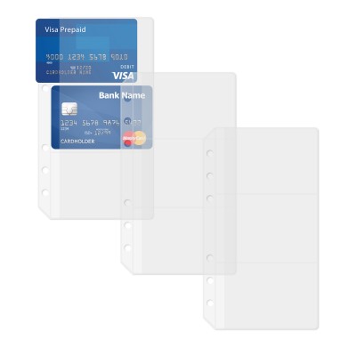DISCAGENDA CLEAR CARD HOLDER 3 PACK