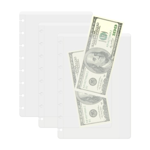 DISCAGENDA CLEAR TOP OPENING POCKET 3 PACK