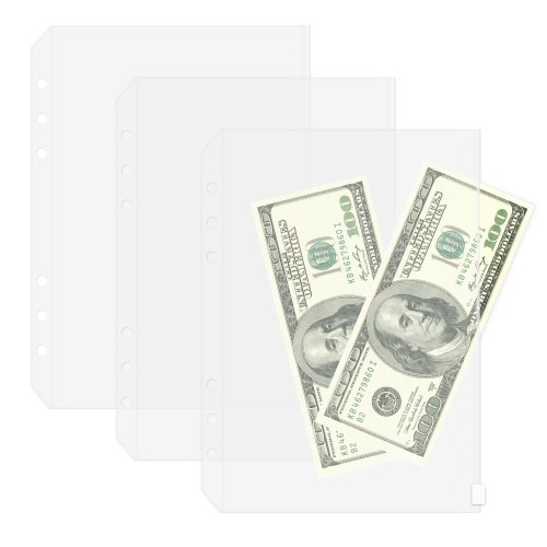 DISCAGENDA CLEAR ZIP POCKET 3 PACK DISCAGENDA CLEAR ZIP POCKET 3 PACK