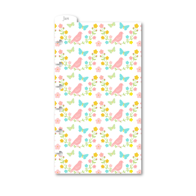 DISCBOUND 12 MONTHS PLASTIC DIVIDERS PERSONAL - GARDEN