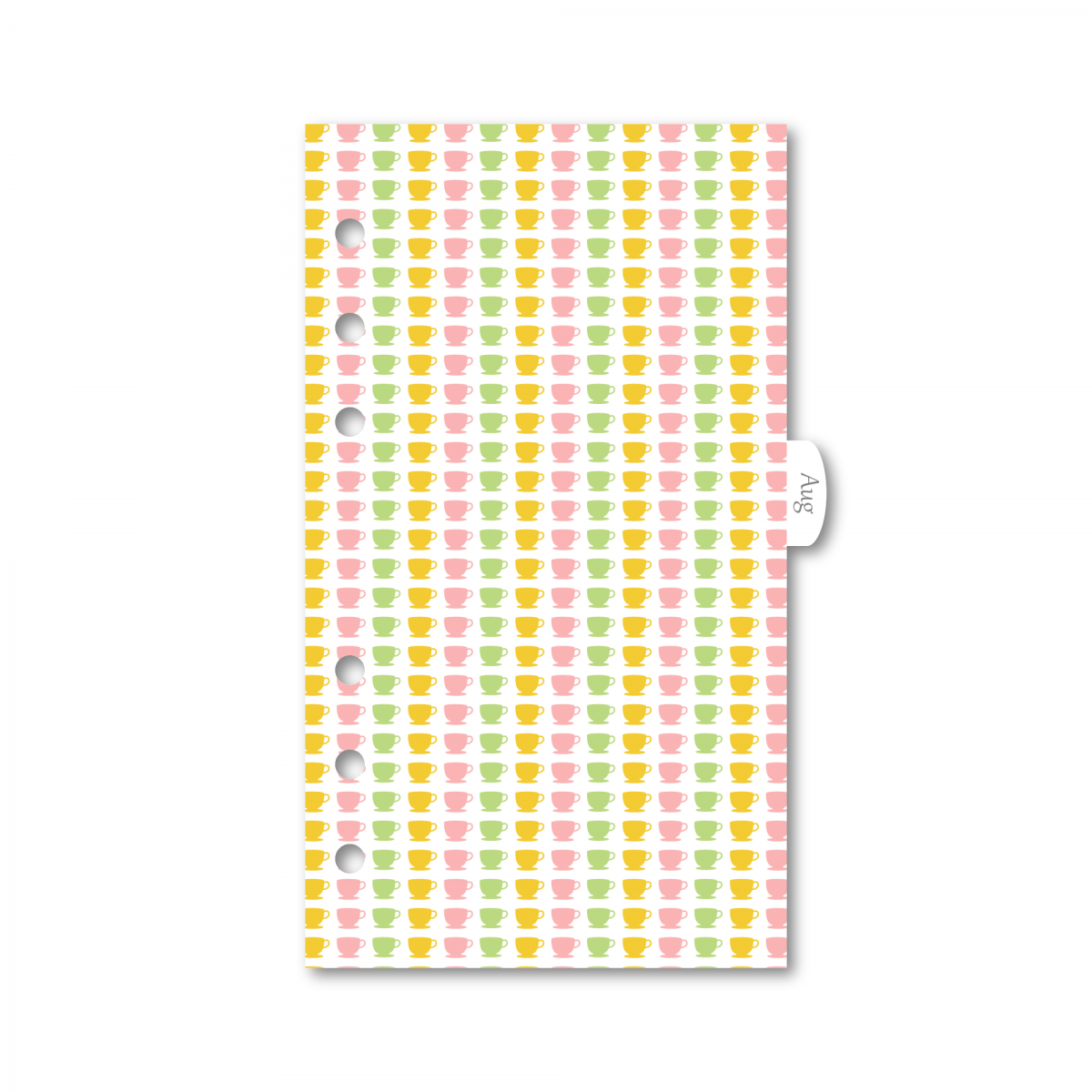 RINGBOUND 12 MONTHS PLASTIC DIVIDERS PERSONAL (SMALL) - GARDEN