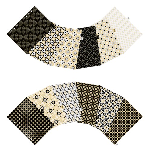DISCAGENDA 12 MONTHS PLASTIC DIVIDERS MOROCCAN PATTERNS