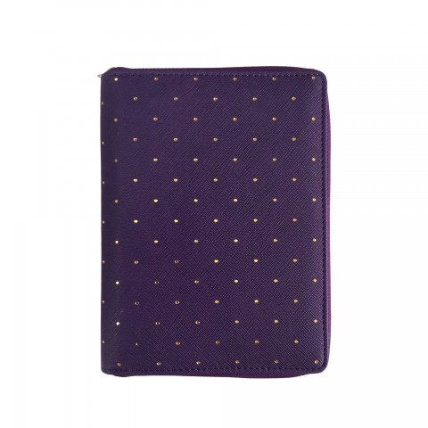  [Minor Flaw] DOKIBOOK ROYAL PURPLE ZIP SMALL