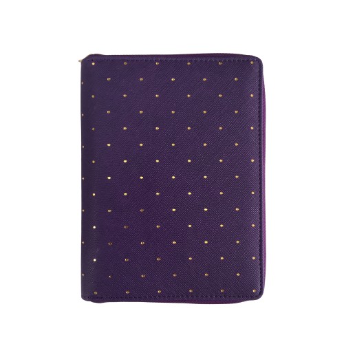  [Minor Flaw] DOKIBOOK ROYAL PURPLE ZIP SMALL