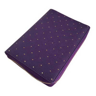  [Minor Flaw] DOKIBOOK ROYAL PURPLE ZIP SMALL