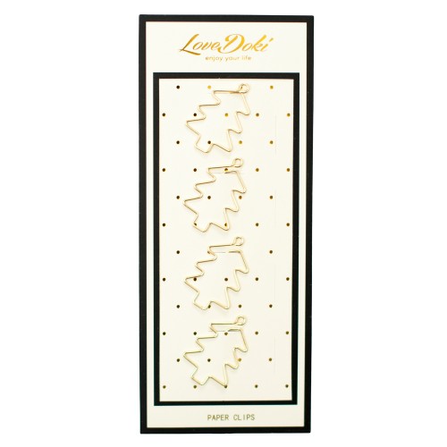PAPER CLIPS GOLD CHRISTMAS TREE STYLE A PAPER CLIPS GOLD CHRISTMAS TREE STYLE A