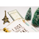 PAPER CLIPS GOLD CHRISTMAS TREE STYLE B