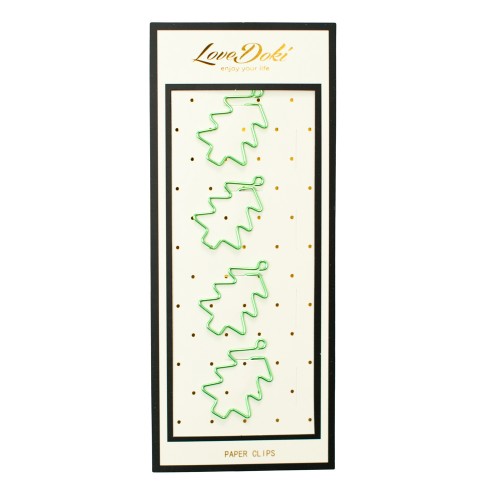 PAPER CLIPS GREEN CHRISTMAS TREE STYLE A PAPER CLIPS GREEN CHRISTMAS TREE STYLE A