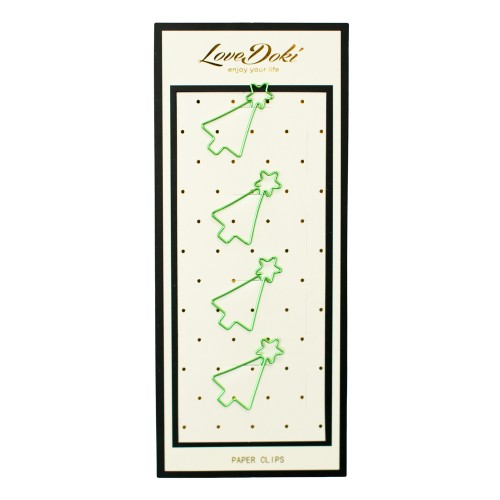 PAPER CLIPS GREEN CHRISTMAS TREE STYLE B PAPER CLIPS GREEN CHRISTMAS TREE STYLE B